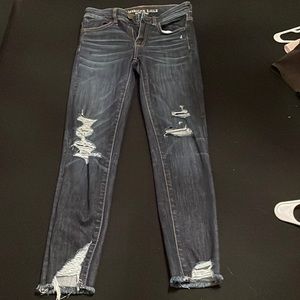 AE Next level stretch high rise jegging crop